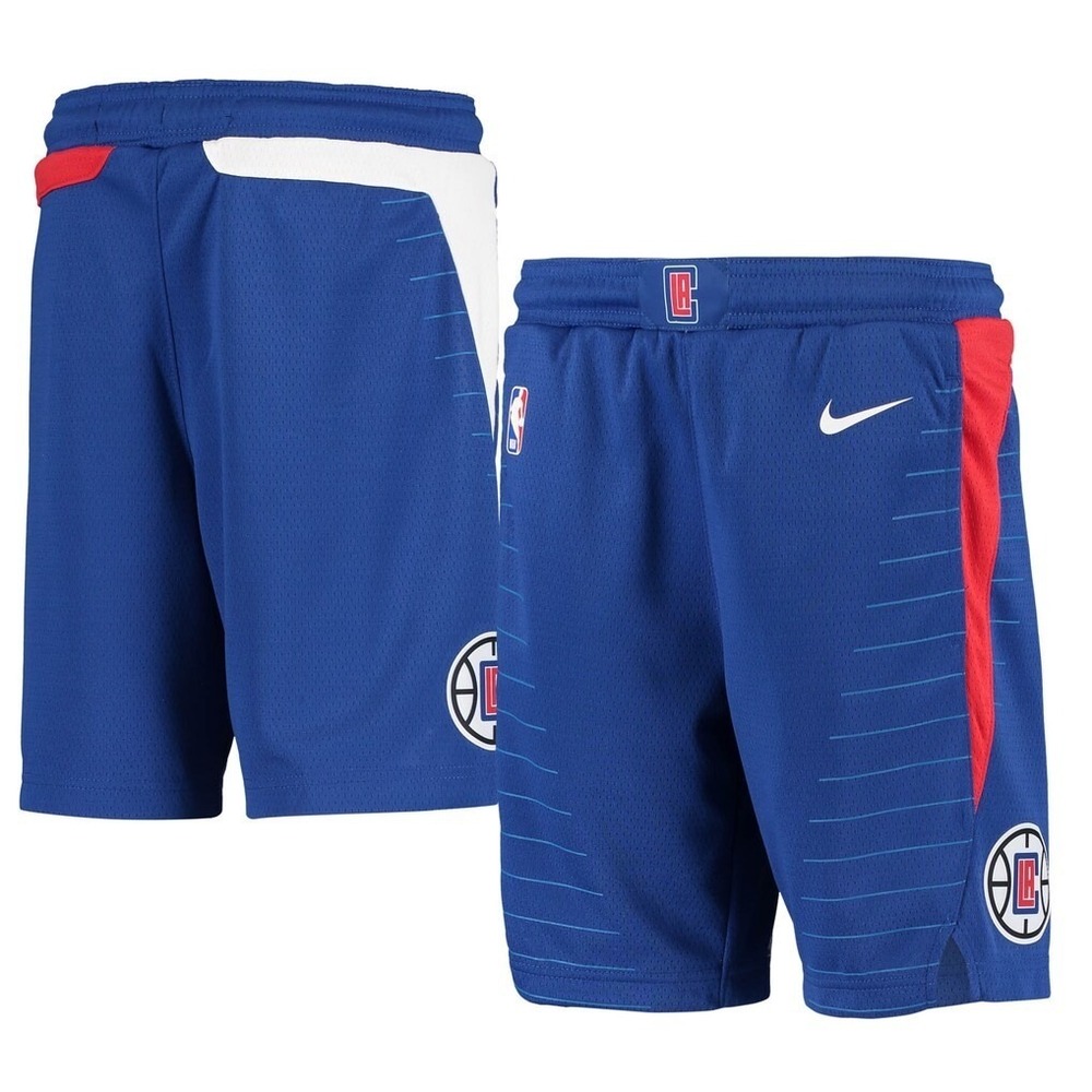 New Nike Youth Los Angeles LA Clippers NBA Shorts Size Kids Large Swing Man